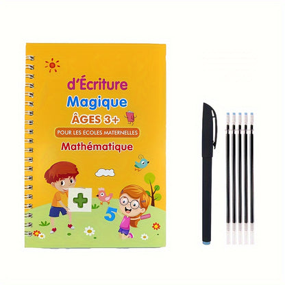 Cahier Magique d’Écriture – Spécial Mathématiques (3-8 ans)