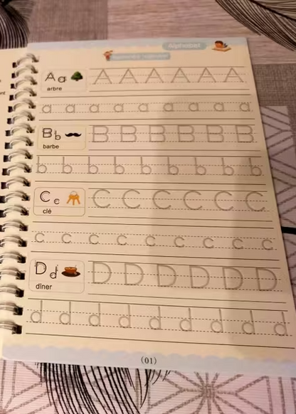 Cahier Magique d’Écriture – Spécial Alphabet (3-8 ans)