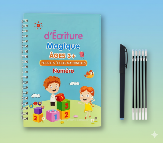 Cahier Magique d’Écriture – Spécial Nombres (3-8 ans)