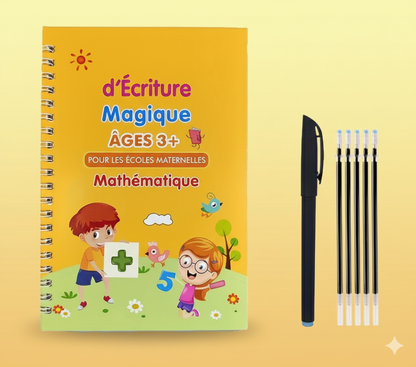 Cahier Magique d’Écriture – Spécial Mathématiques (3-8 ans)