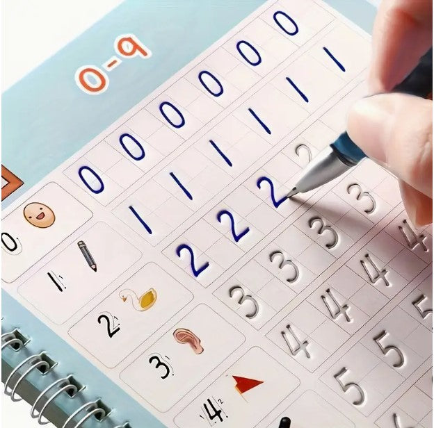 Cahier Magique d’Écriture – Spécial Nombres (3-8 ans)