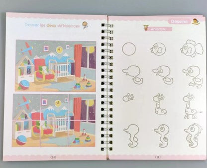 Cahier Magique d’Écriture – Spécial Dessin & Créativité (3-8 ans)